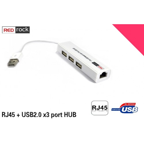 1 Port USB Network & 3 Port USB Hub
